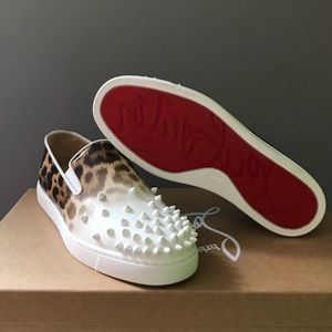 Christian Louboutin Manitoboat Flat Leopard 37